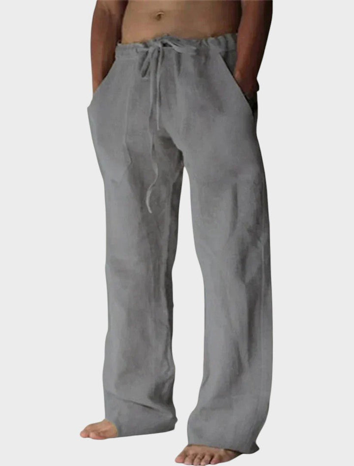 Brian - Relaxed fit pants with velcro closure
