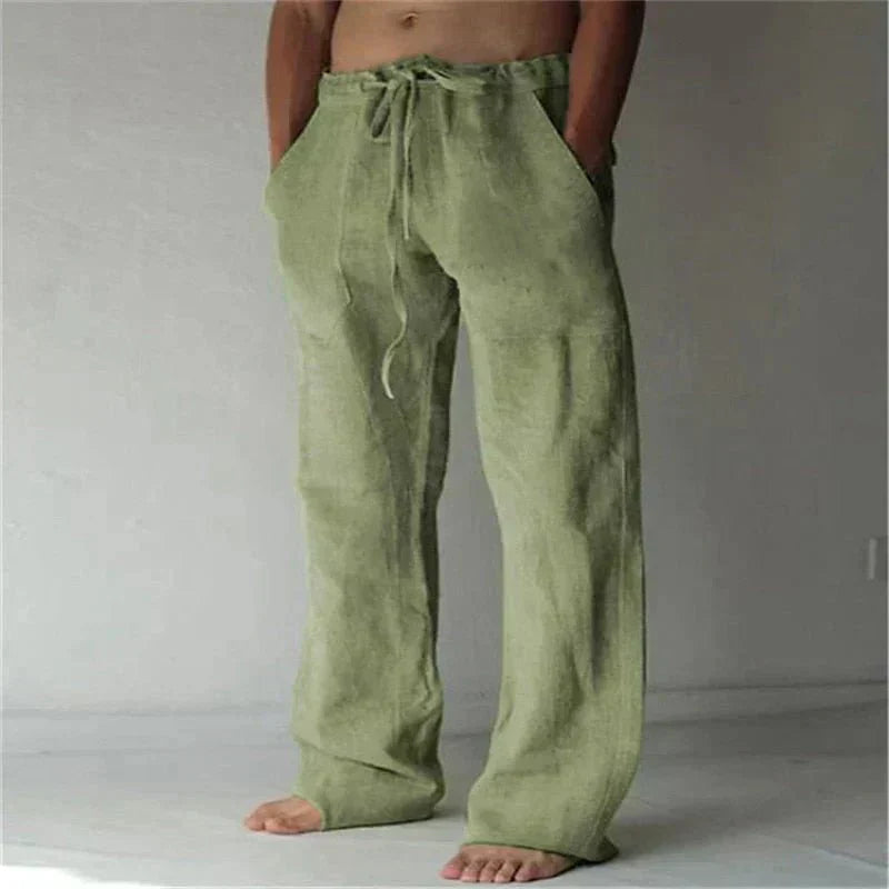 Brian - Relaxed fit pants with velcro closure