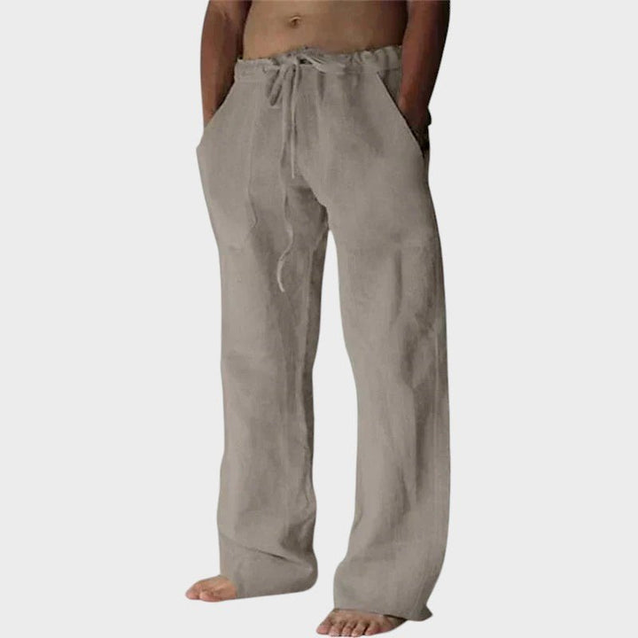 Brian - Relaxed fit pants with velcro closure