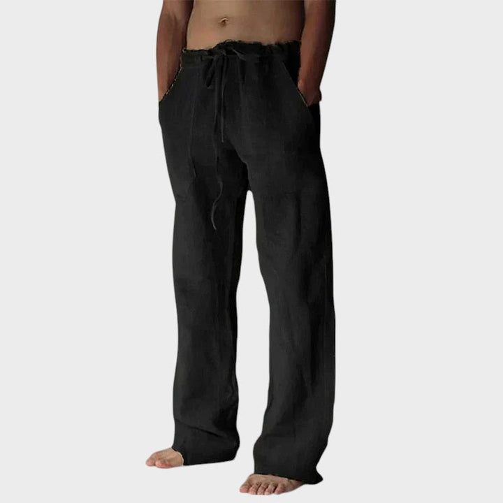 Brian - Relaxed fit pants with velcro closure