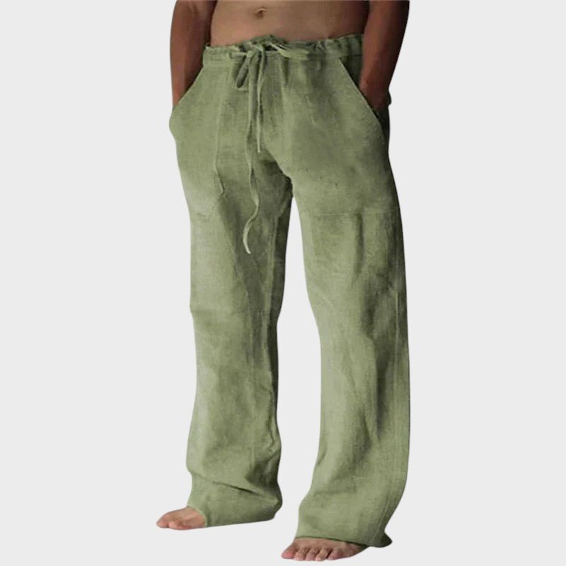 Brian - Relaxed fit pants with velcro closure