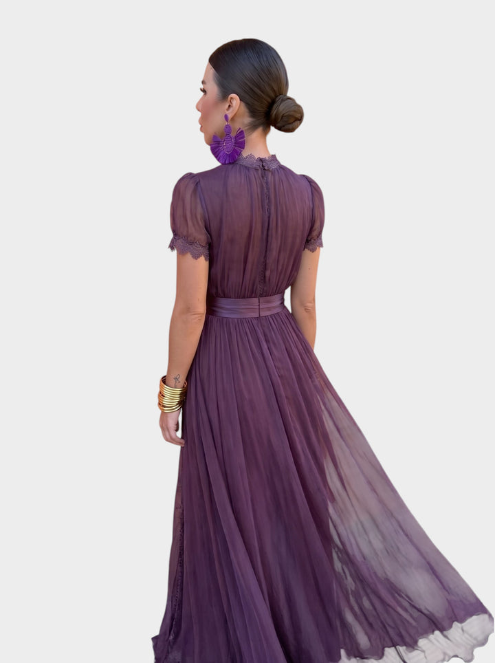 GEORGIA | Long Chiffon Dress