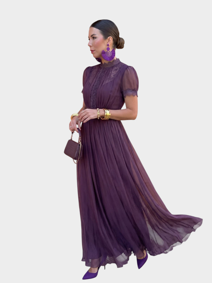 GEORGIA | Long Chiffon Dress