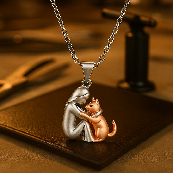 Cat Hug - Necklace