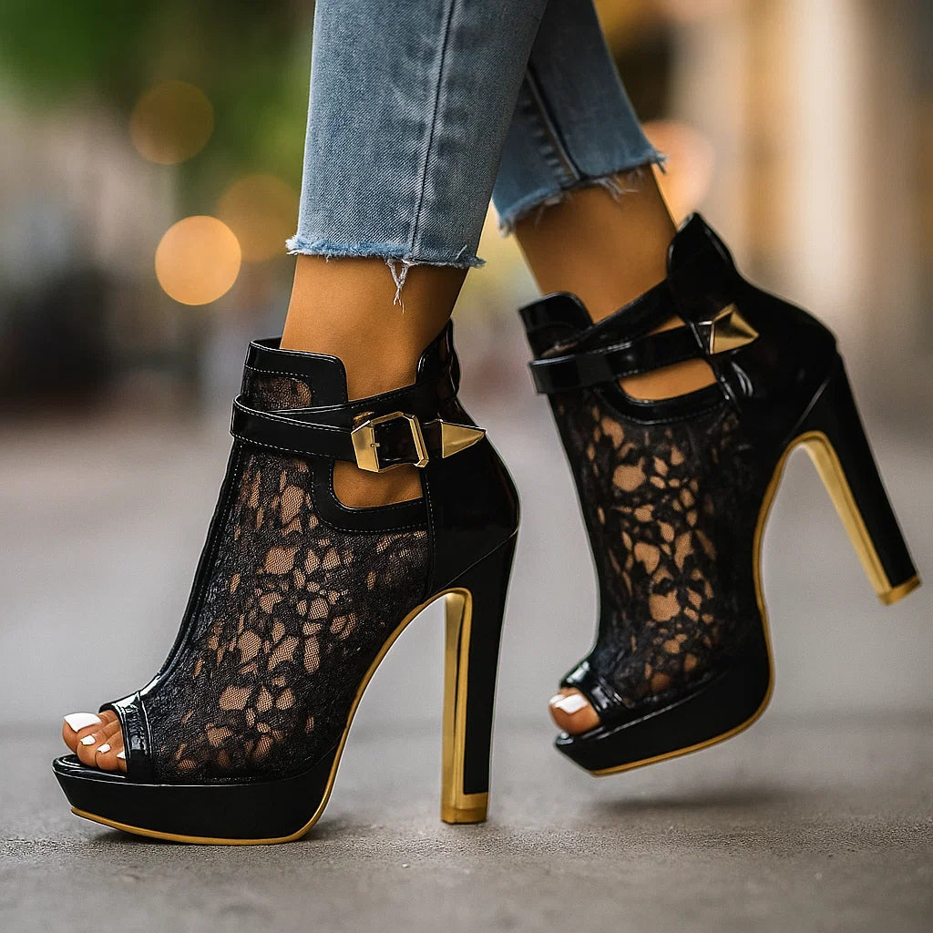 Liliana | Heels with Lace