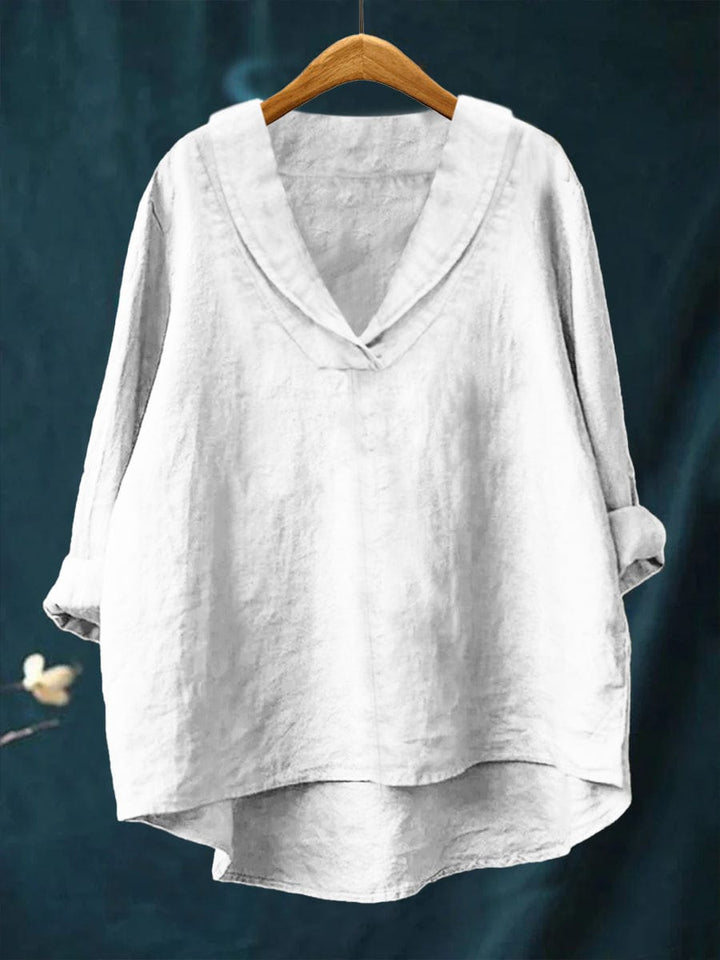 Samara | Elegant Linen Blouse for Summer