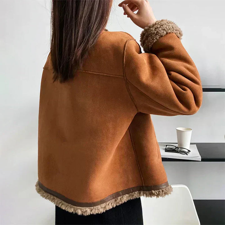 Rosalia | Fur Coat with Buttons
