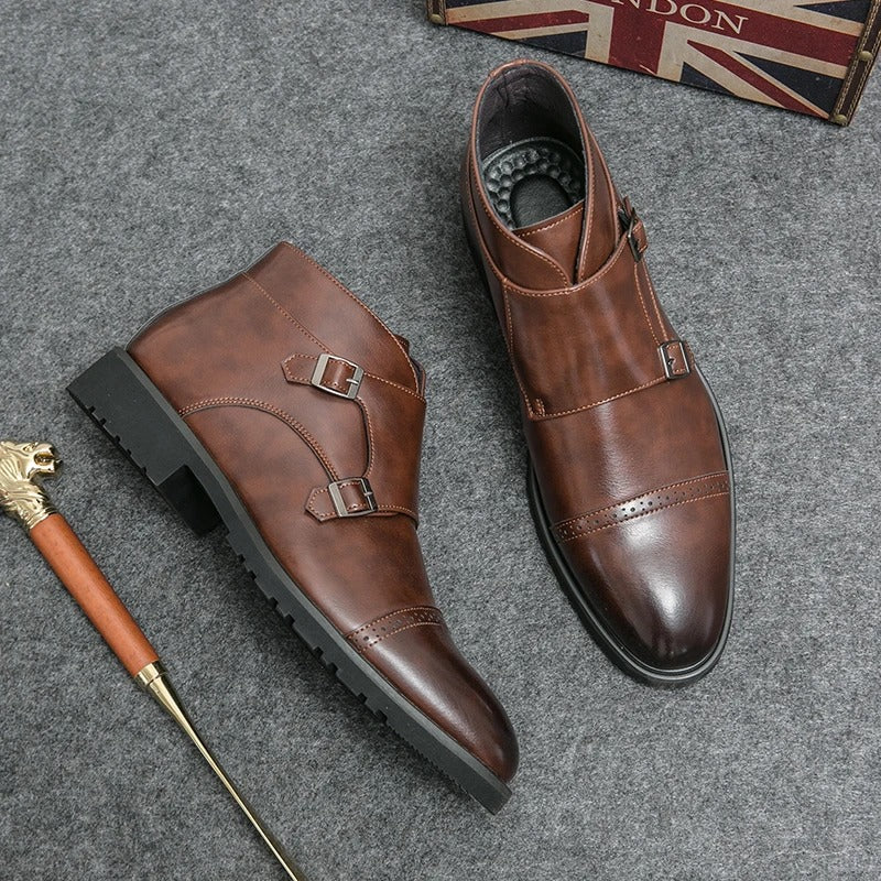 Ferris - Double Buckle Boots