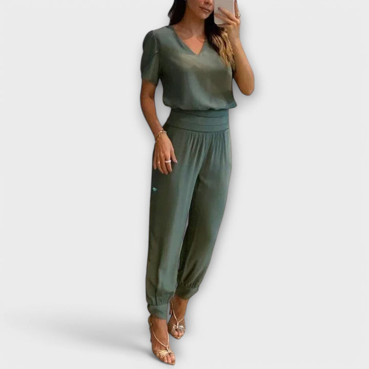 Irene - Elegant set of top and pants