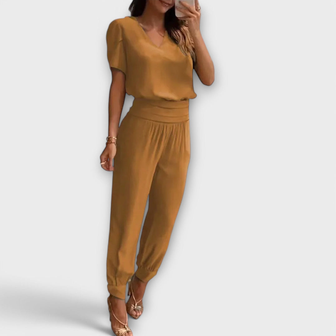 Irene - Elegant set of top and pants