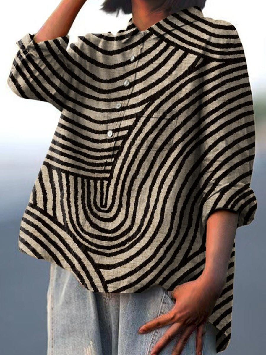 Melina | Elegant Linen Blouse for Summer