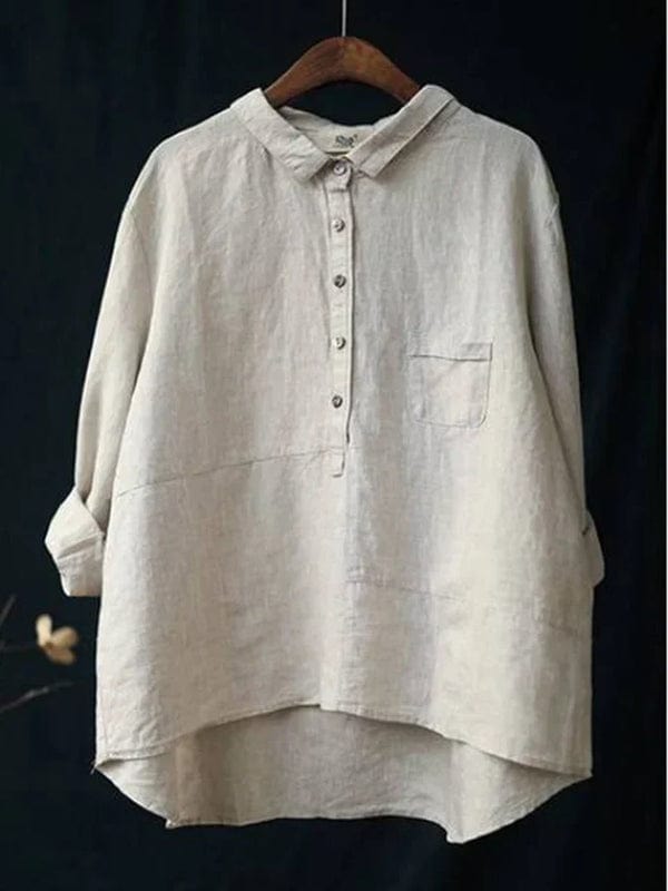 Elyse | Elegant Linen Blouse for Summer
