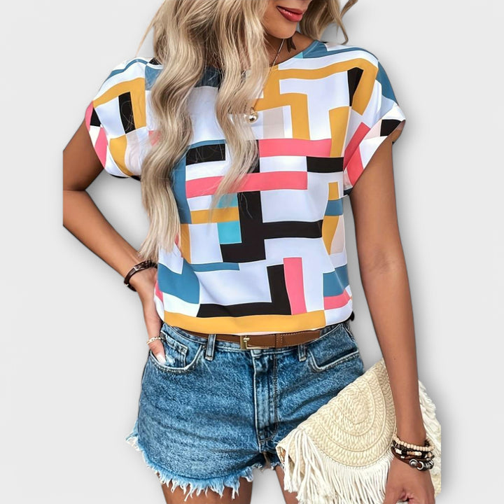 Monica | Short Sleeve Blouse