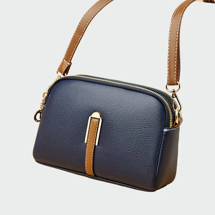 Elegant leather shoulder bag