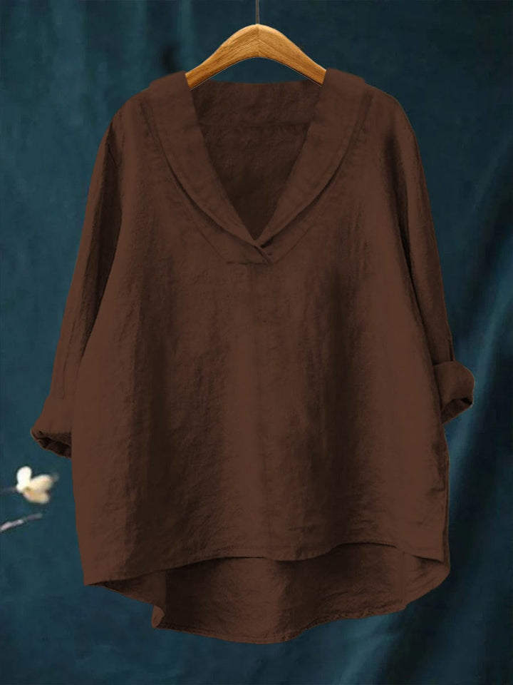 Samara | Elegant Linen Blouse for Summer