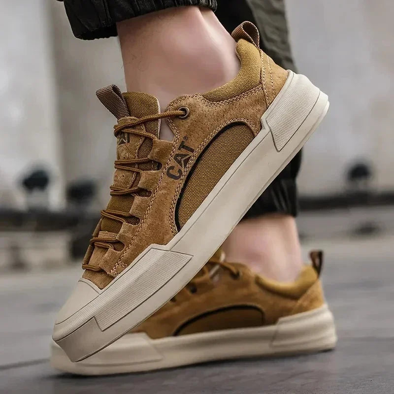 UrbanEdge - Leather Sneakers