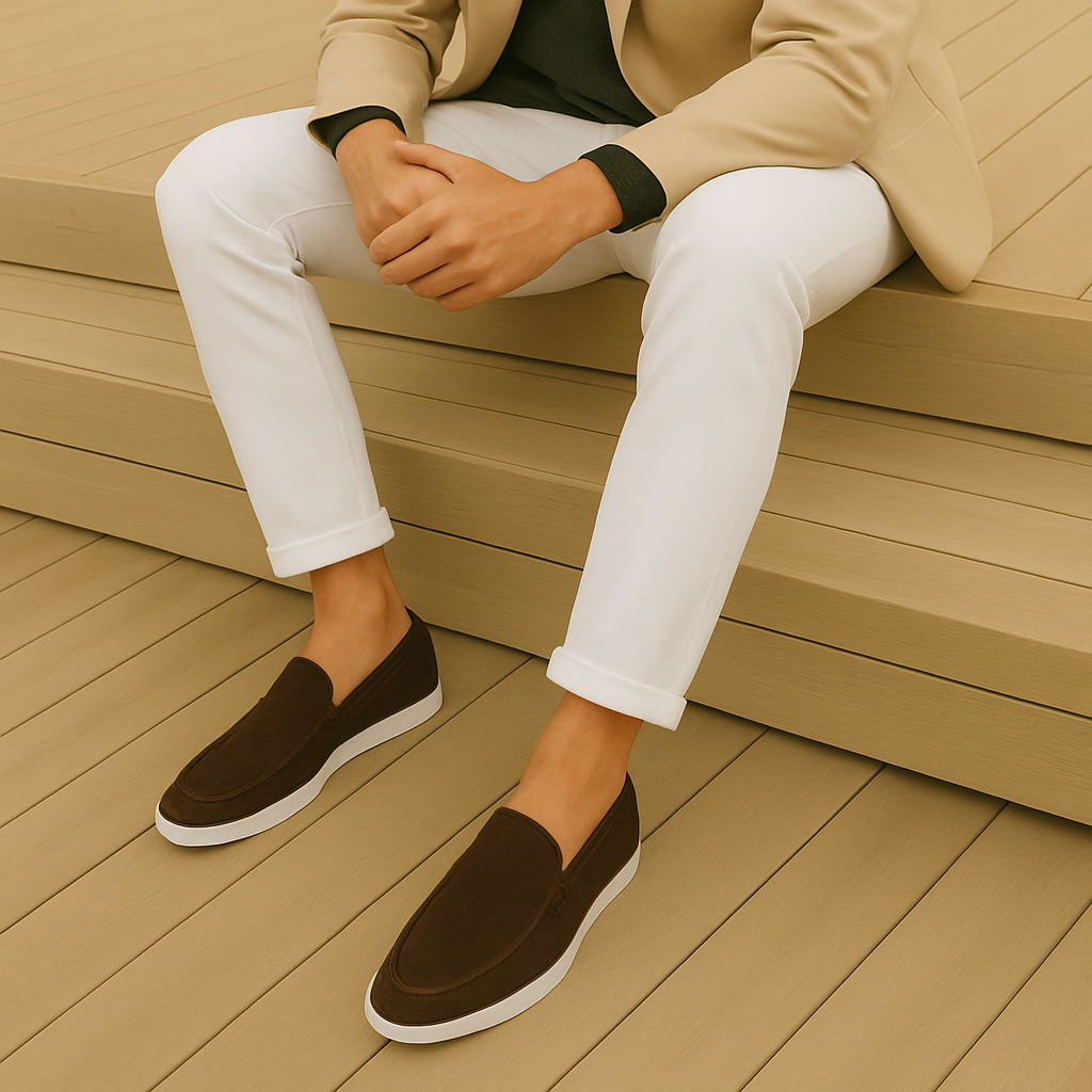 Gus - Suede Loafers