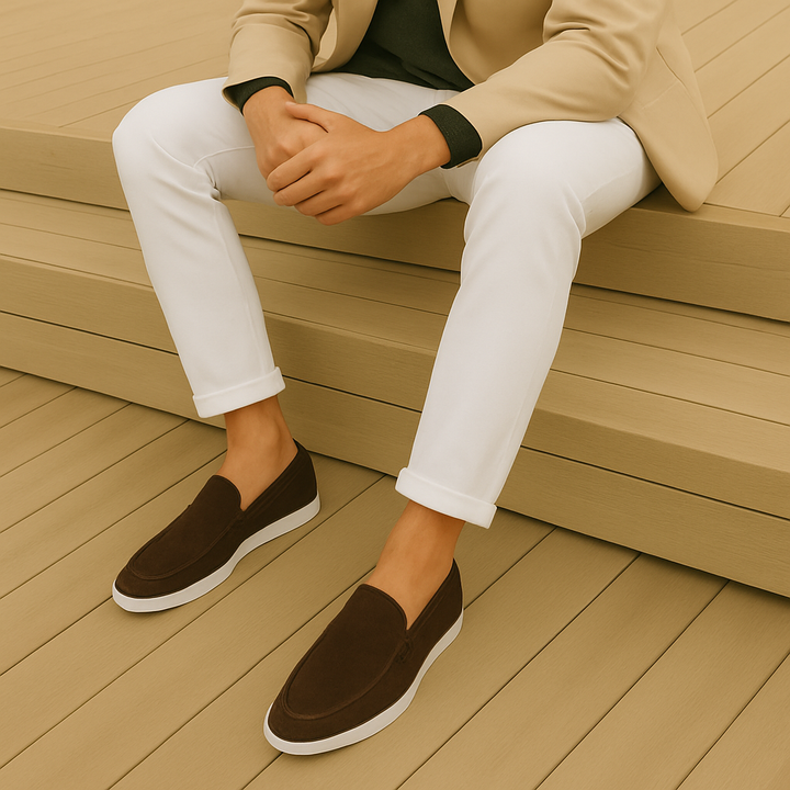 Gus - Suede Loafers