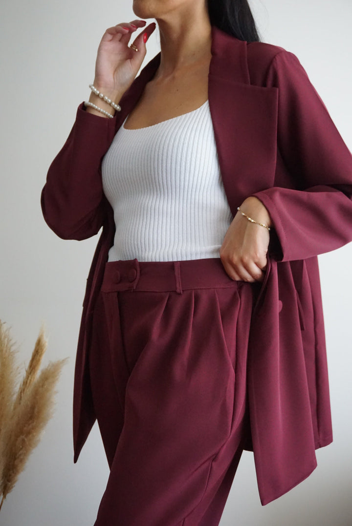 Coraline - Burgundy Set