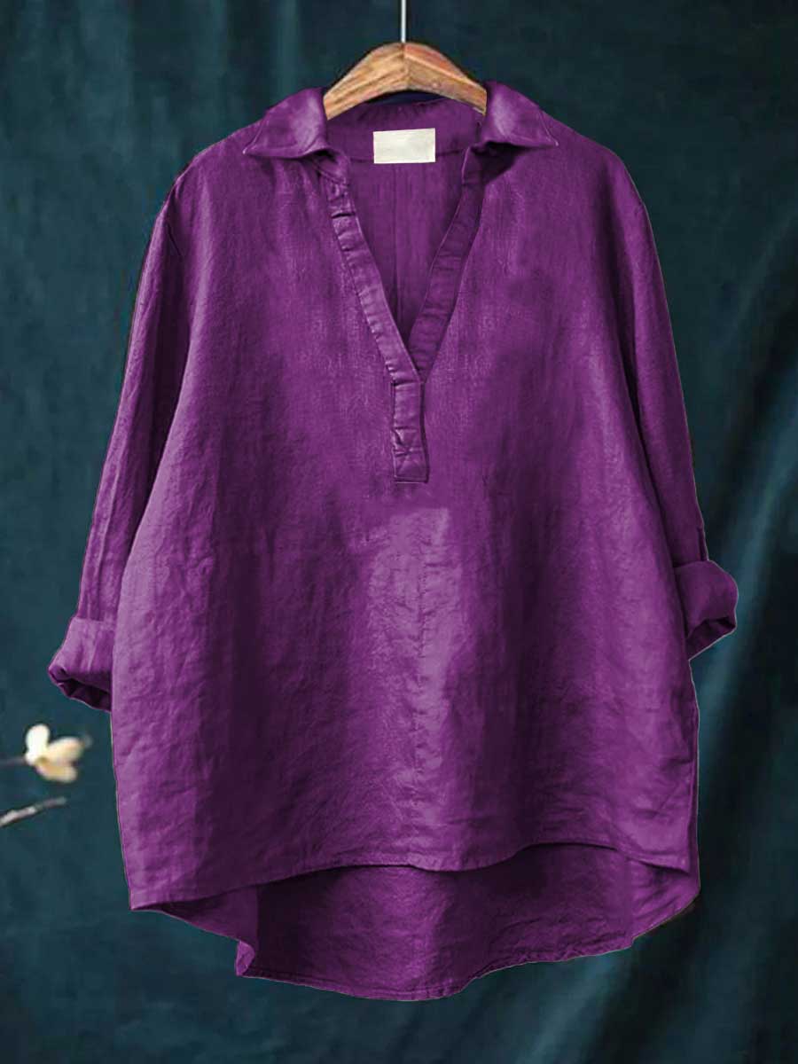 Wanda | Elegant Linen Blouse for Summer