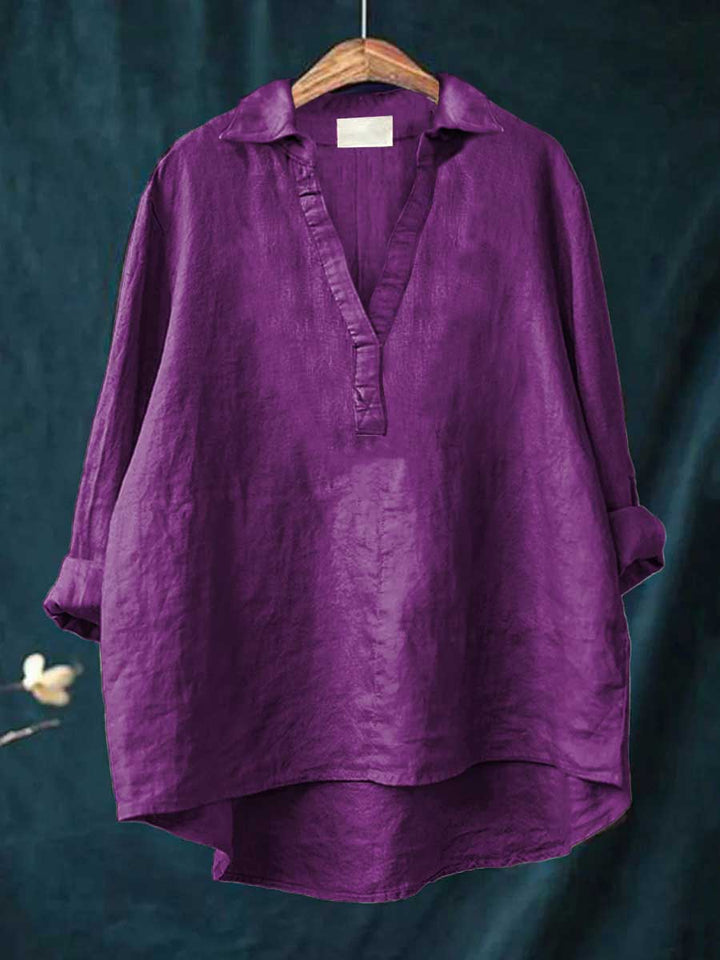 Wanda | Elegant Linen Blouse for Summer