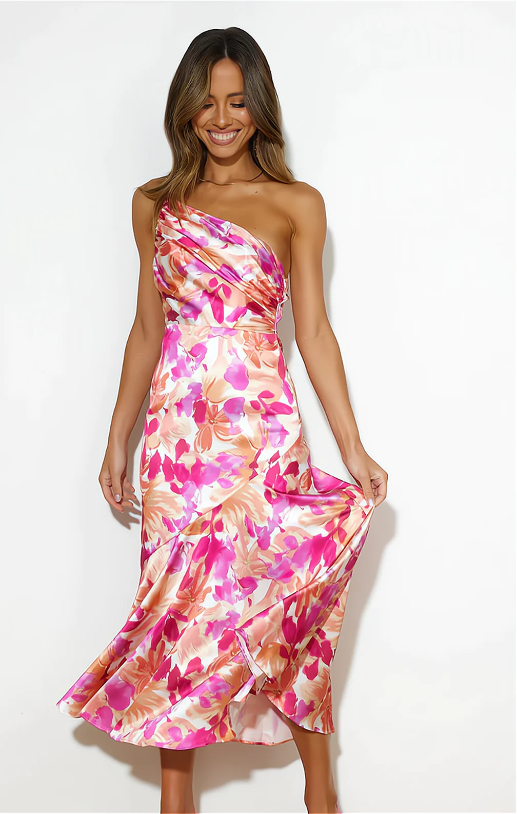 Camila | Elegant Summer Dress with Flowers