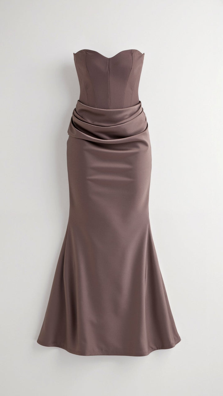 Ashley | Long Dress with Bodice