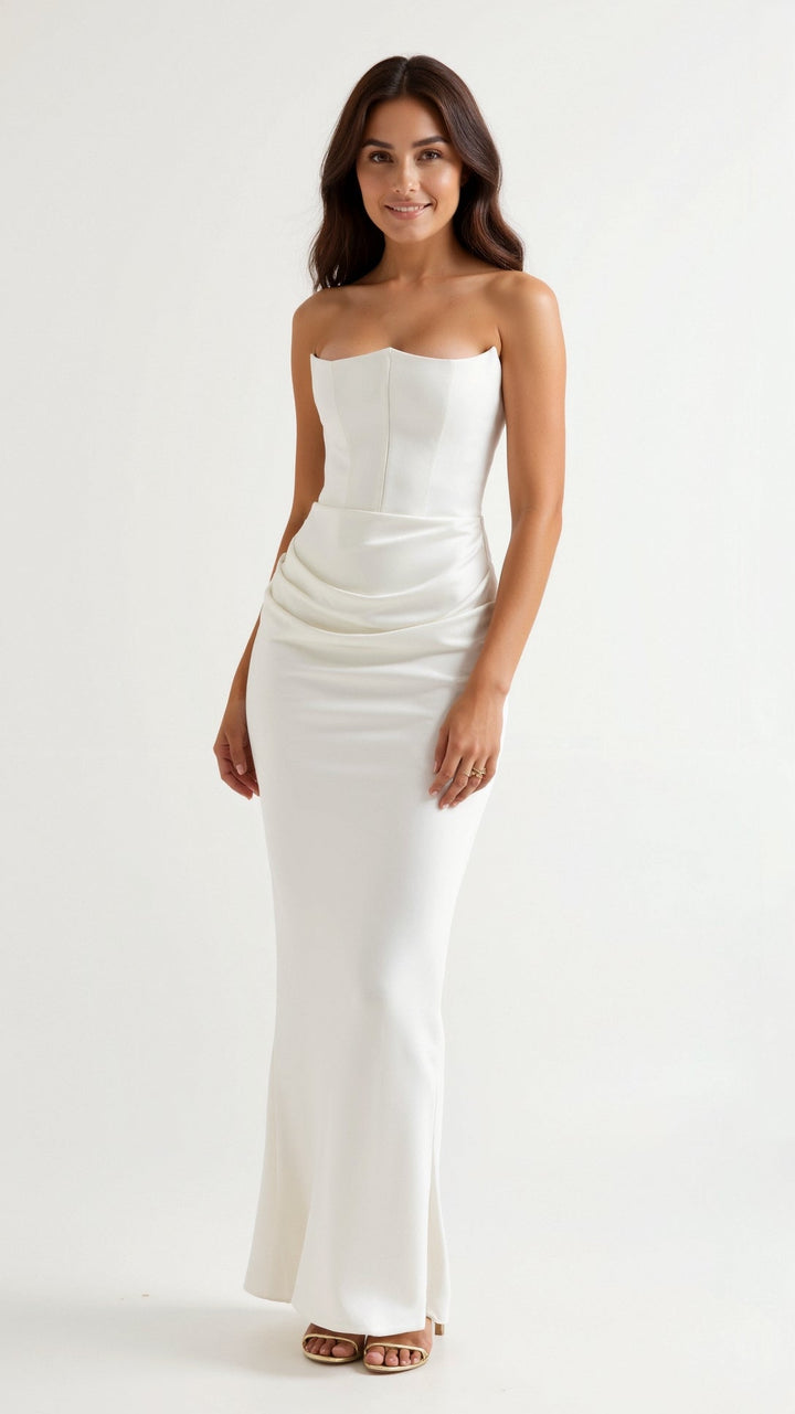 Ashley | Long Dress with Bodice