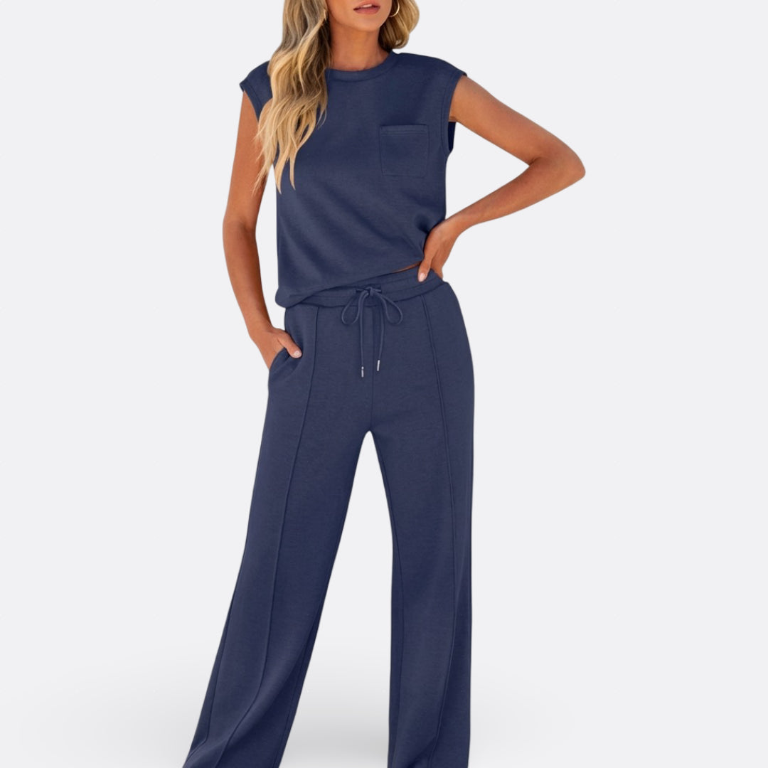 Tamsin - Casual Set in Soft Lounge Fabric