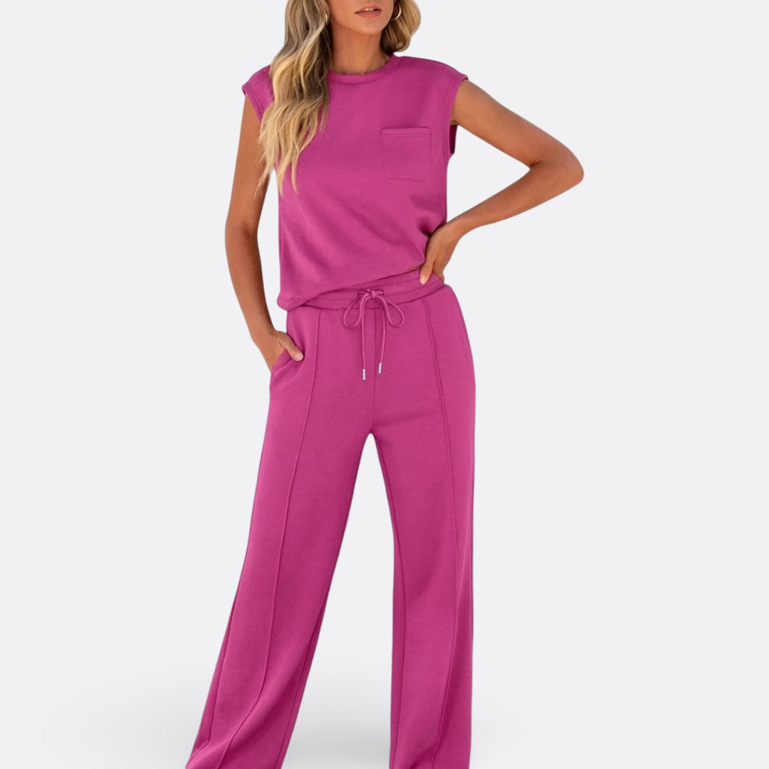 Tamsin - Casual Set in Soft Lounge Fabric