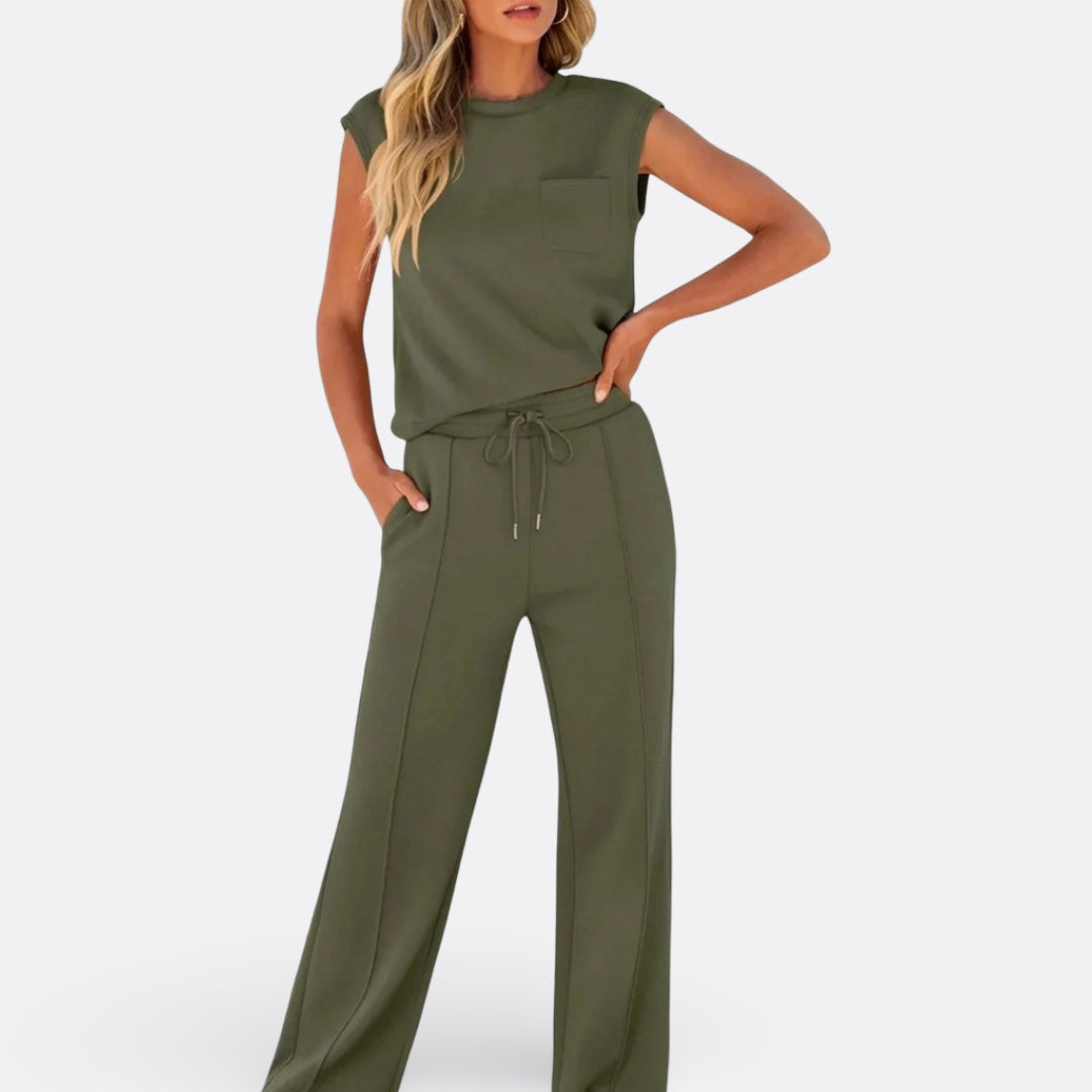 Tamsin - Casual Set in Soft Lounge Fabric