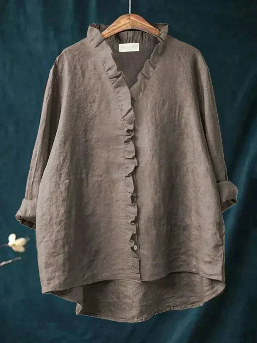 Eline | Elegant Linen Blouse for Summer