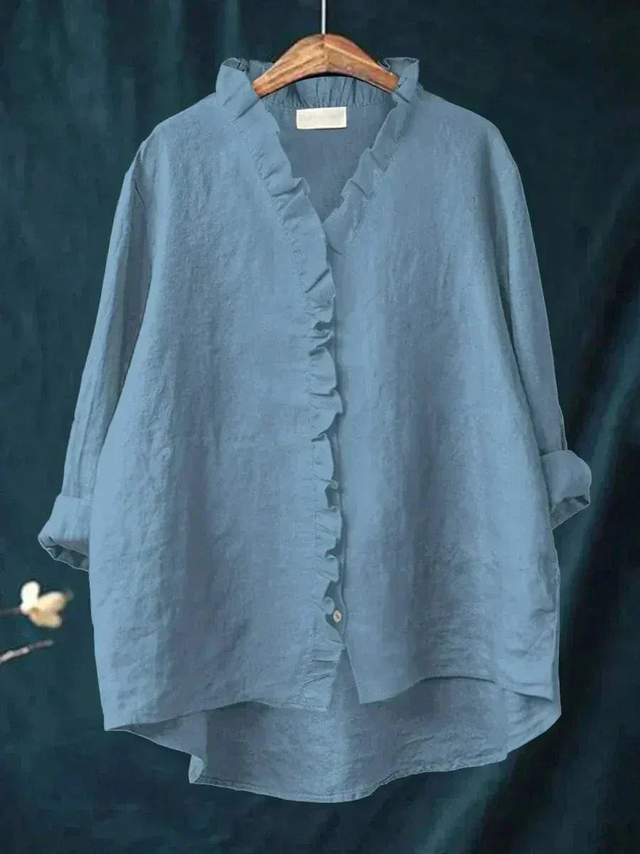 Eline | Elegant Linen Blouse for Summer