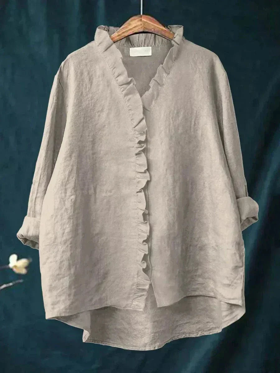 Eline | Elegant Linen Blouse for Summer