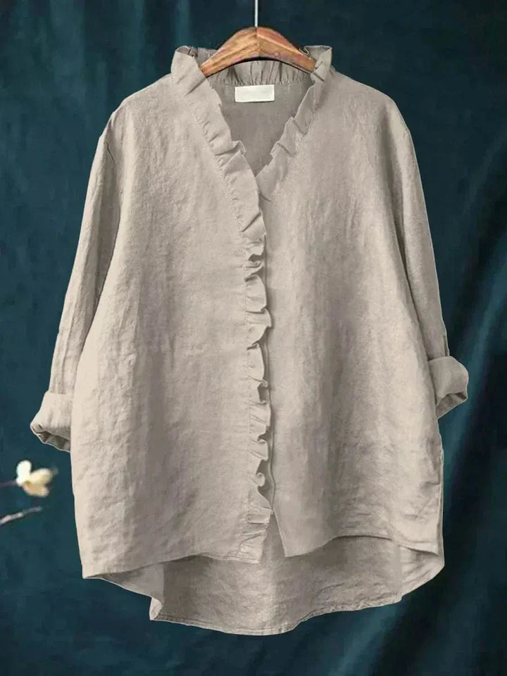 Eline | Elegant Linen Blouse for Summer