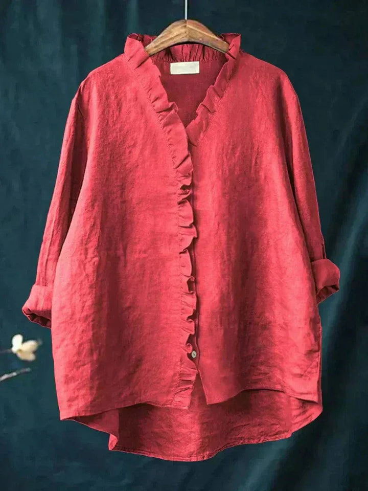 Eline | Elegant Linen Blouse for Summer