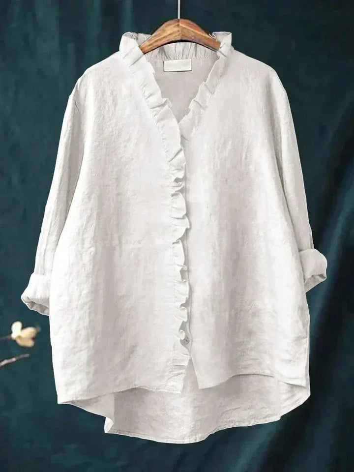 Eline | Elegant Linen Blouse for Summer