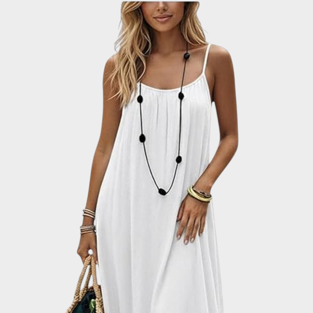 VIVIAN | ELEGANT SUMMER DRESS WITH BACK CUTOUT