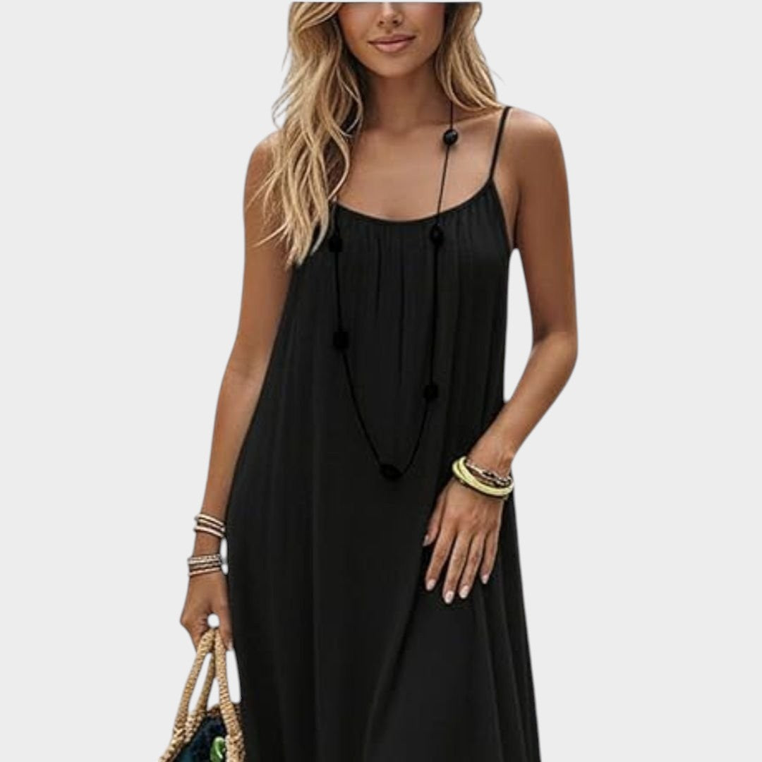 VIVIAN | ELEGANT SUMMER DRESS WITH BACK CUTOUT