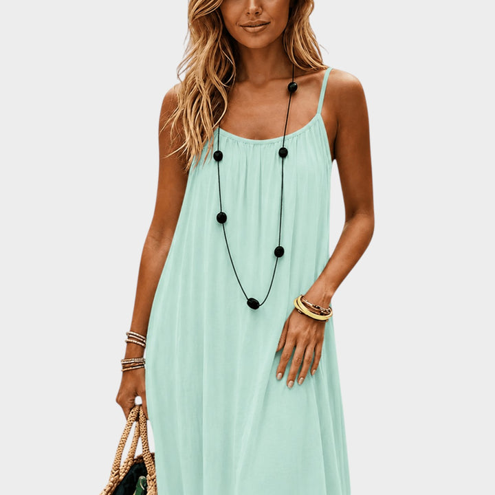 VIVIAN | ELEGANT SUMMER DRESS WITH BACK CUTOUT