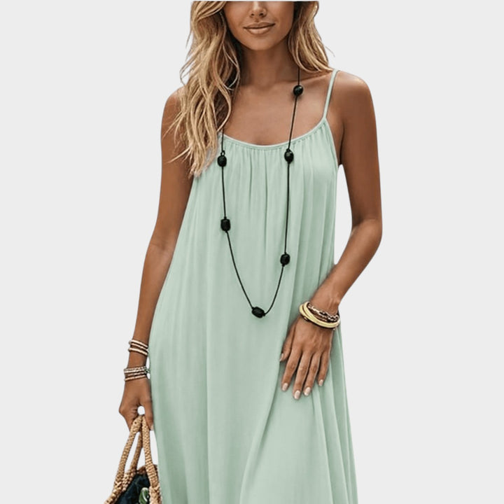 VIVIAN | ELEGANT SUMMER DRESS WITH BACK CUTOUT