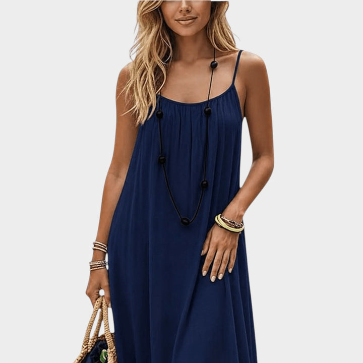 VIVIAN | ELEGANT SUMMER DRESS WITH BACK CUTOUT