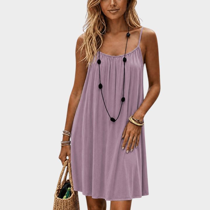 VIVIAN | ELEGANT SUMMER DRESS WITH BACK CUTOUT