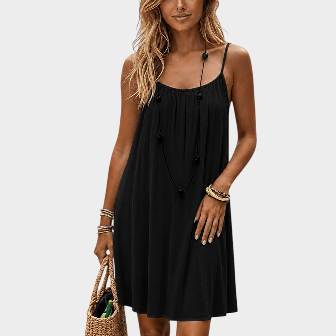 VIVIAN | ELEGANT SUMMER DRESS WITH BACK CUTOUT