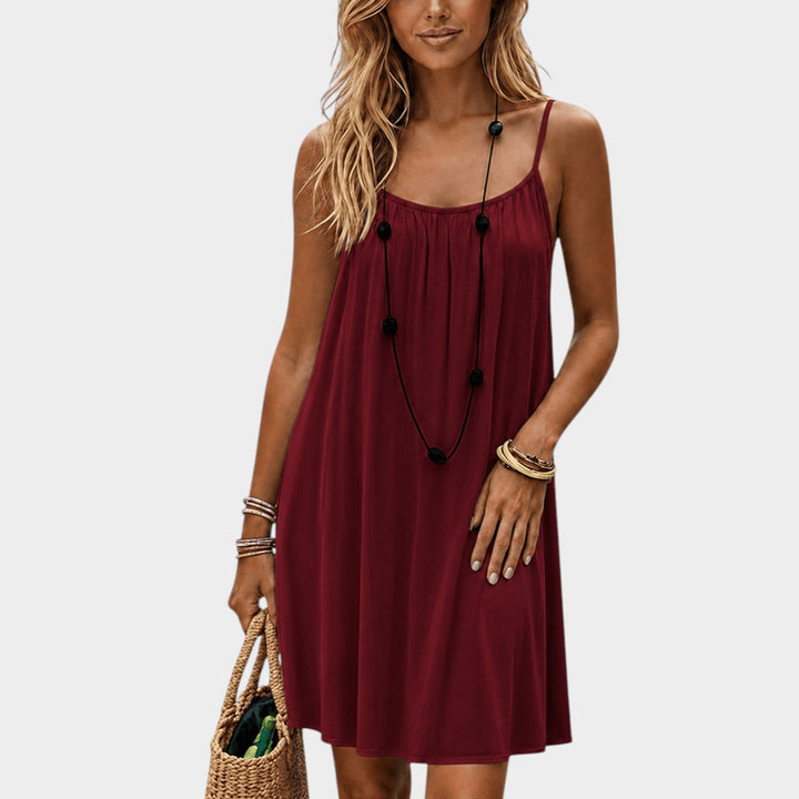 VIVIAN | ELEGANT SUMMER DRESS WITH BACK CUTOUT