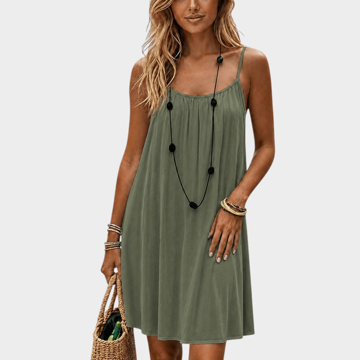 VIVIAN | ELEGANT SUMMER DRESS WITH BACK CUTOUT