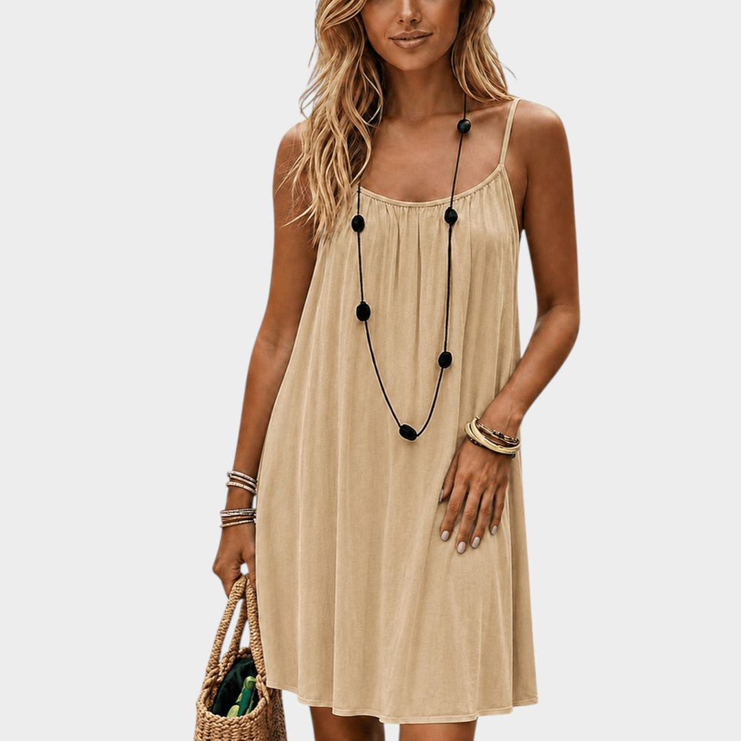 VIVIAN | ELEGANT SUMMER DRESS WITH BACK CUTOUT