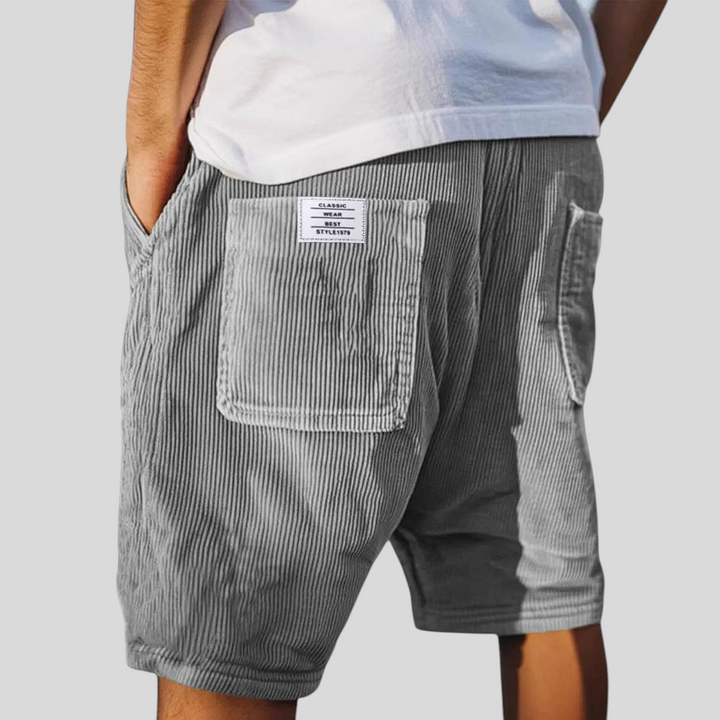 Percival - Elegant Velvet Shorts