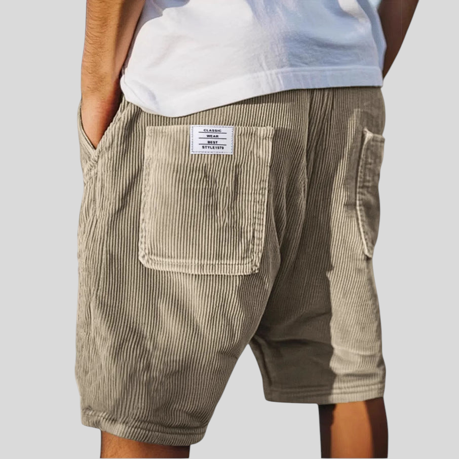 Percival - Elegant Velvet Shorts