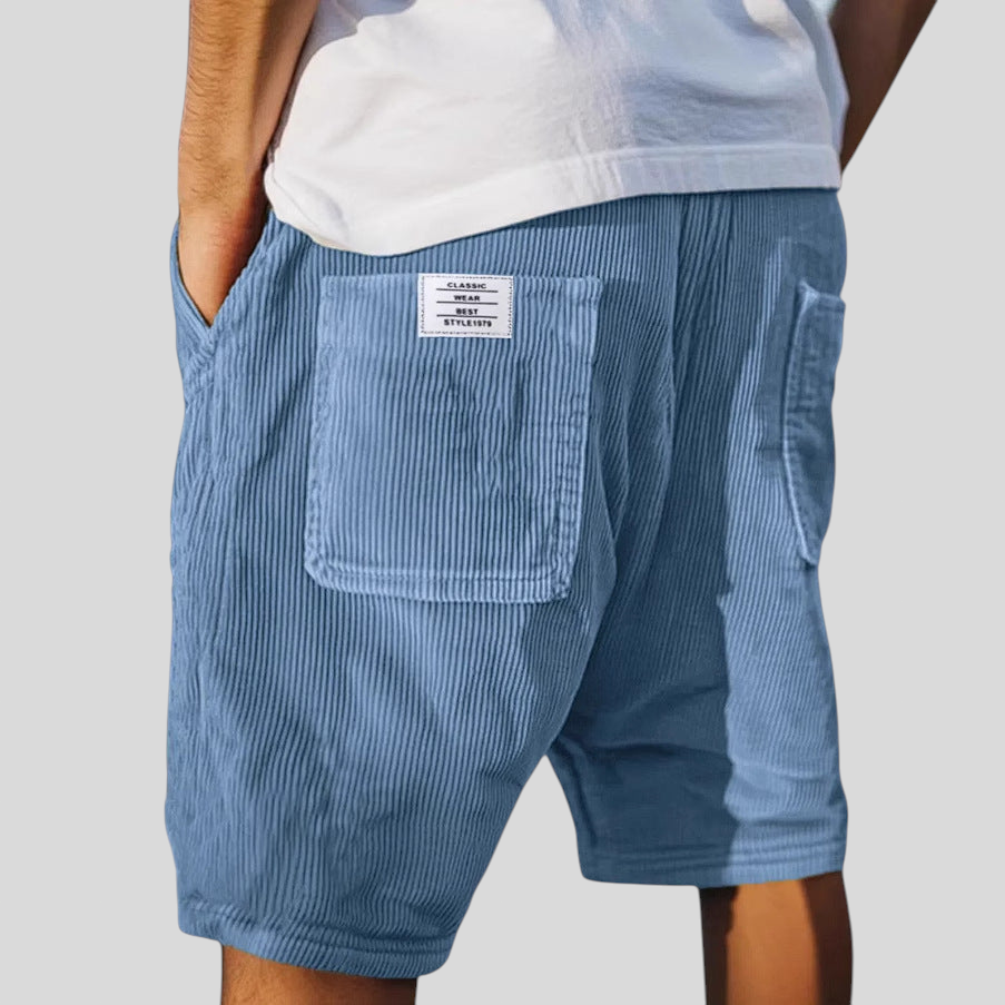 Percival - Elegant Velvet Shorts